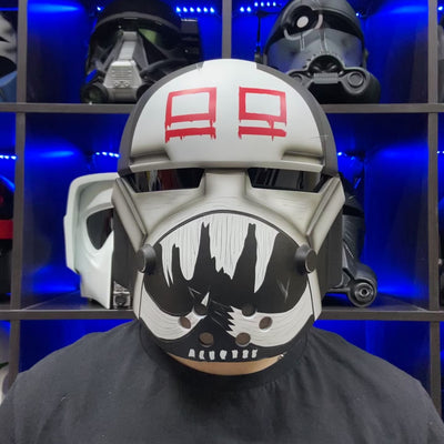Wrecker Bad Batch Helmet from Star Wars / Cosplay Helmet / The Bad Batch / Star Wars Helmet Cyber Craft