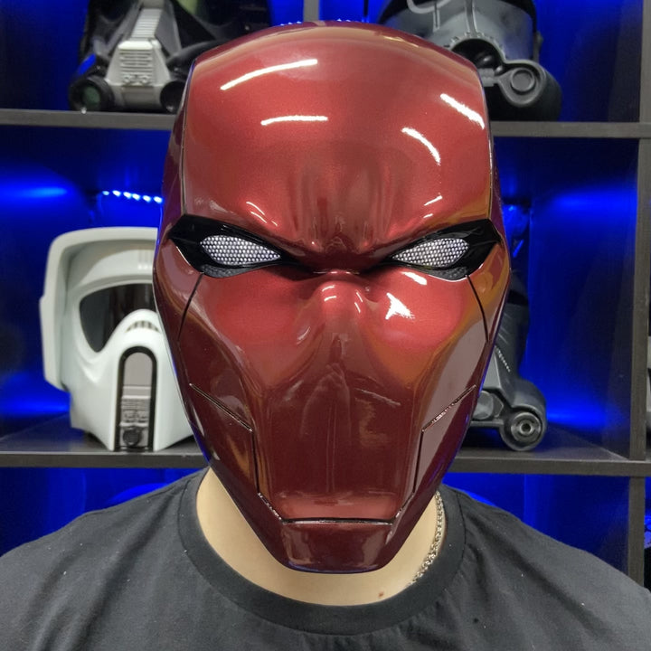 Red Hood Helmet from DC Comics / DC Universe / Cosplay Helmet / Jason Todd Helmet / DC Comics Helmet Cyber Craft