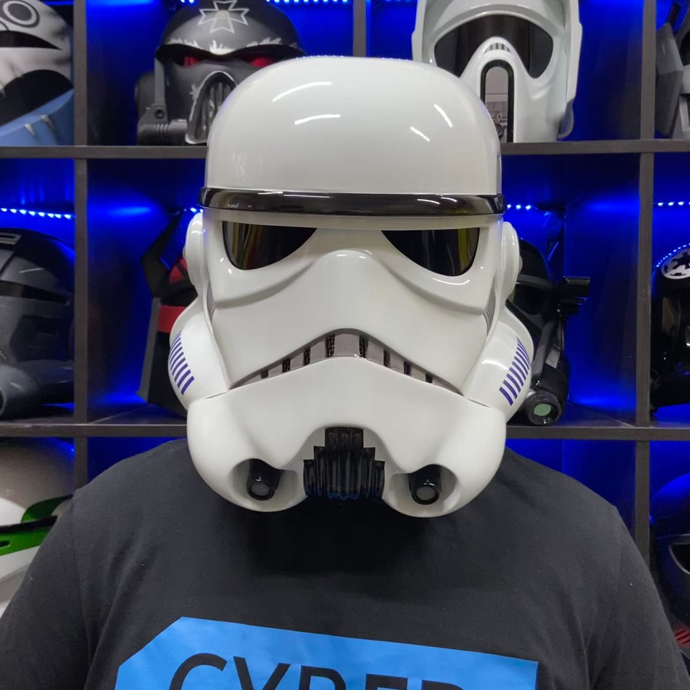 Imperial Stormtrooper Helmet from Star Wars / Cosplay Helmet / Stormtrooper Helmet / Star Wars Helmet Cyber Craft