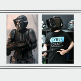 Shadow Biker Scout Trooper Helmet from Star Wars / Cosplay Helmet / Star Wars Helmet Cyber Craft