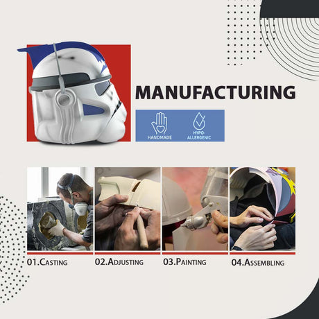 Arc Trooper Clone Trooper Fives Helmet from Star Wars / Cosplay Helmet / Arc Trooper Helmet / Star Wars Helmet Cyber Craft