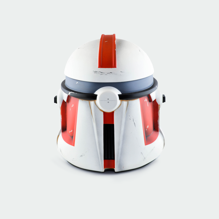 Shock Clone Trooper Phase 2 Weathered Helmet from Star Wars / Cosplay Helmet / Clone Wars Phase 2 Helmet / Star Wars Helmet Cyber Craft