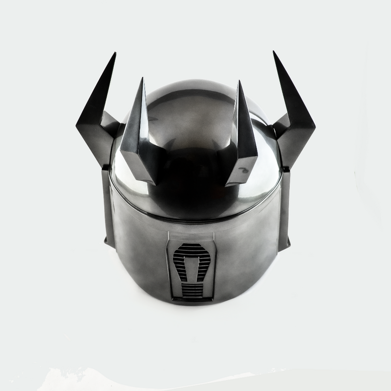 Gar Saxon Chrome Helmet without Visor / Cosplay Helmet / Clone Wars / Mandalorian Helmet / Star Wars Helmet Cyber Craft