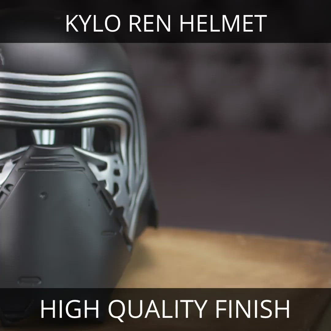 Kylo Ren Helmet From Star Wars / Cosplay Helmet  / Star Wars Helmet Cyber Craft