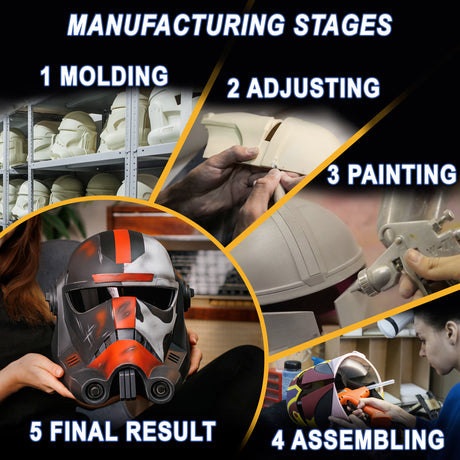 Hunter Bad Batch Helmet from Star Wars / Cosplay Helmet / The Bad Batch / Star Wars Helmet Cyber Craft