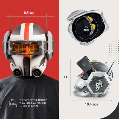 Tech Bad Batch Helmet from Star Wars / Cosplay Helmet / The Bad Batch / Star Wars Helmet Cyber Craft