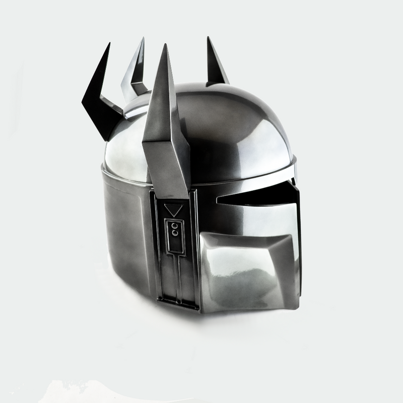 Gar Saxon Chrome Helmet without Visor / Cosplay Helmet / Clone Wars / Mandalorian Helmet / Star Wars Helmet Cyber Craft