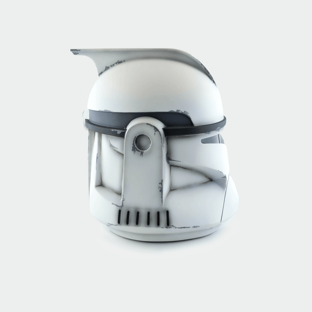 Clone Trooper Phase 1 Shiny and Weathered Helmets from Star Wars / Cosplay Helmet / Clone Wars Phase 1 Helmet / Star Wars Helmet Cyber Craft