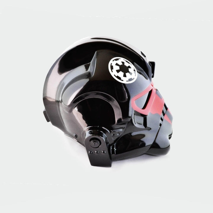Tie Pilot Red Skull Helmet from Star Wars Series / Cosplay Helmet / Star Wars: Squadrons / Star Wars Helmet Cyber Craft