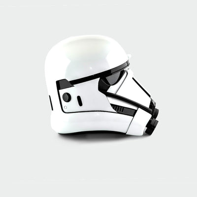 Death Trooper - Ghost Clean Helmet with LED