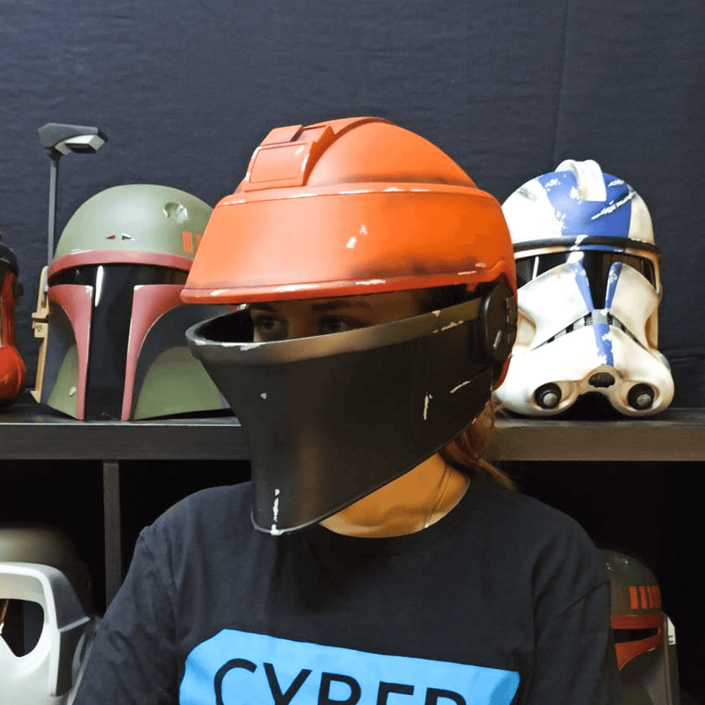 Fennec Shand Helmet from Star Wars The Book of Boba Fett Series / Star Wars / Cosplay Helmet / Star Wars Helmet Cyber Craft