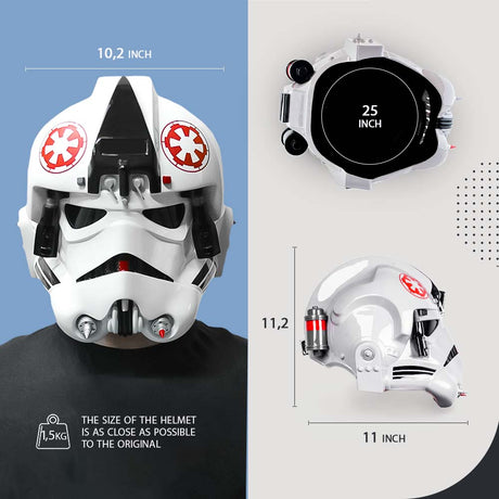 AT-AT Driver Helmet from Star Wars / Cosplay Helmet / Star Wars Helmet Cyber Craft