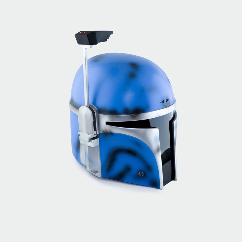 Boba Fett Blue Custom Helmet from Star Wars / Cosplay Helmet / Star Wars Helmet Cyber Craft