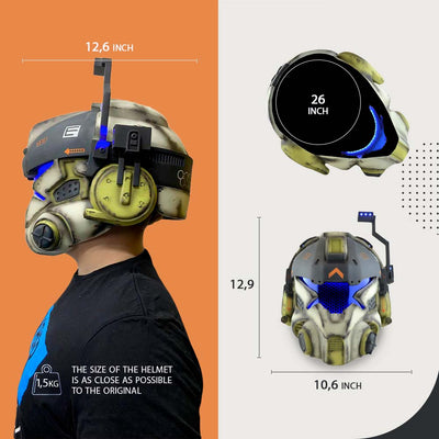 Titanfall Battle Rifle Pilot Classic Helmet / Cosplay Helmet / Game Helmet / Battle Rifle Helmet from Titanfall Cyber Craft