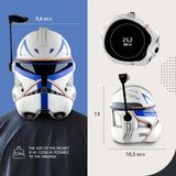 Realistic Captain Rex Clone Trooper Phase 2 Helmet from Star Wars / Cosplay Helmet / Commander Helmet / Star Wars Helmet Cyber Craft