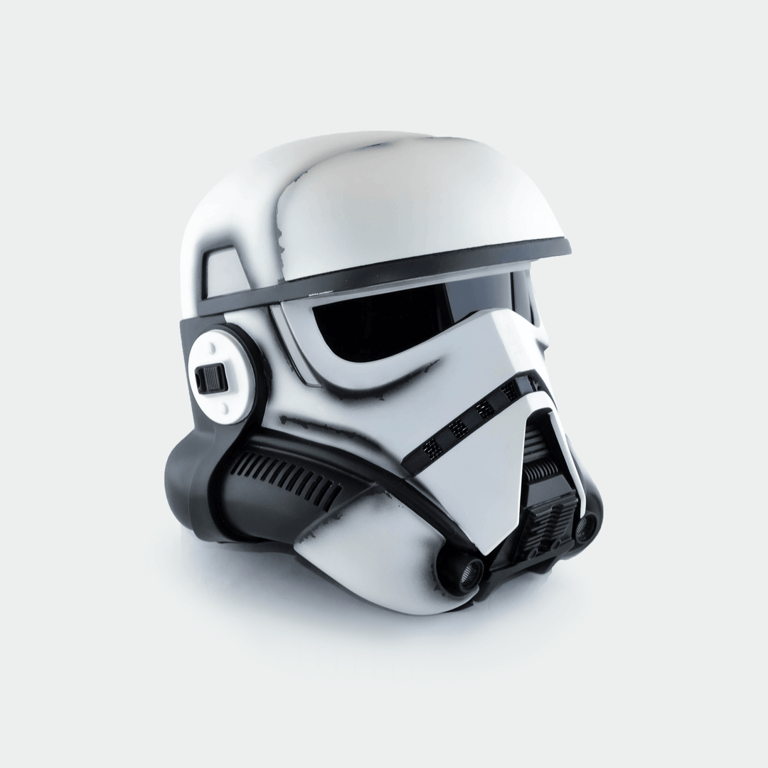 Patrol Trooper Damaged Helmet from Star Wars / Cosplay Helmet / Star Wars Helmet Cyber Craft