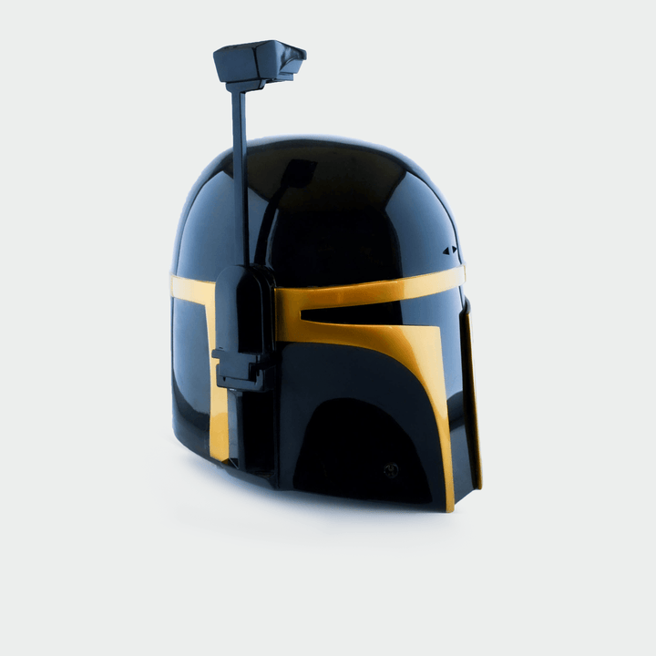 Jango Fett Gold + Black Version Helmet from Star Wars / Cosplay Helmet / Mandalorian Helmet / Star Wars Helmet Cyber Craft