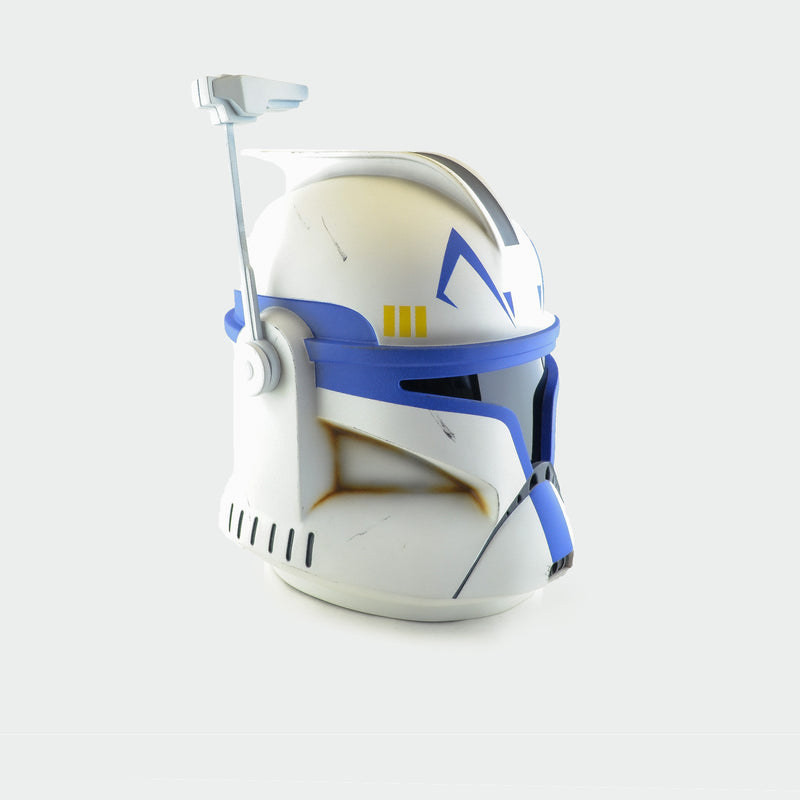 Clone Trooper Phase 1 Captain Rex Weathered Helmet from Star Wars / Star Wars Helmet Cyber Craft