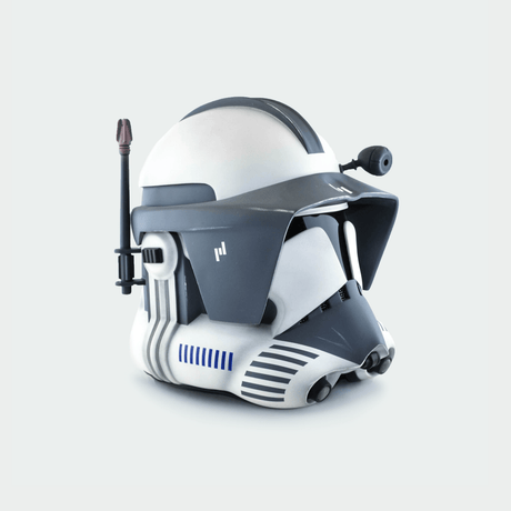 Kamino Guard with Peak Clone Trooper Phase 2 Helmet from Star Wars / Cosplay Helmet / Clone Wars Phase 2 Helmet / Star Wars Helmet Cyber Craft