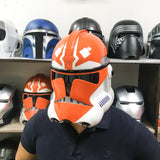 Clean Ahsoka Clone Trooper Phase 2 Helmet 332nd Company from Star Wars / Cosplay Helmet / Clone Wars / Star Wars Helmet Cyber Craft
