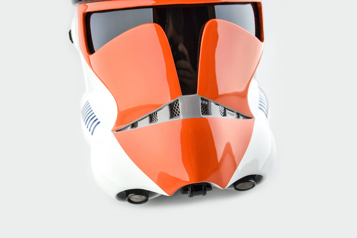 Clean Ahsoka Clone Trooper Phase 2 Helmet 332nd Company from Star Wars / Cosplay Helmet / Clone Wars / Star Wars Helmet Cyber Craft