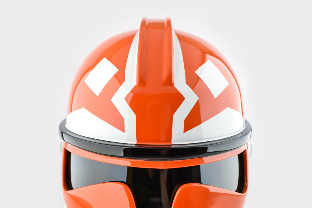 Clean Ahsoka Clone Trooper Phase 2 Helmet 332nd Company from Star Wars / Cosplay Helmet / Clone Wars / Star Wars Helmet Cyber Craft