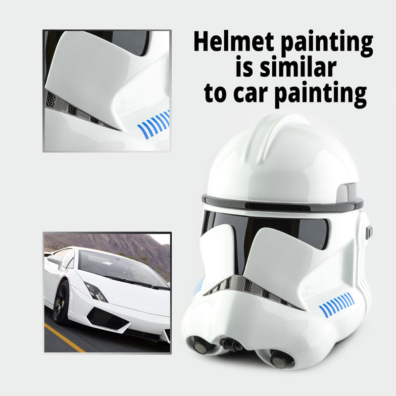 Clone Trooper Phase 2 Clean Helmet from Star Wars / Cosplay Helmet / Clone Wars / Star Wars Helmet Cyber Craft