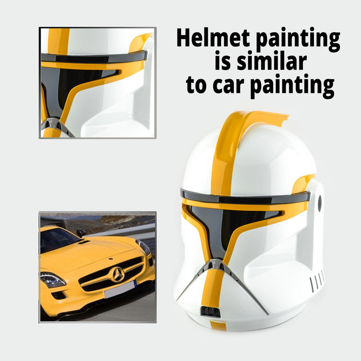 Clone Trooper Phase 1 Commander Helmet from Star Wars / Cosplay Helmet / Clone Wars Phase 1 Helmet / Star Wars Helmet Cyber Craft