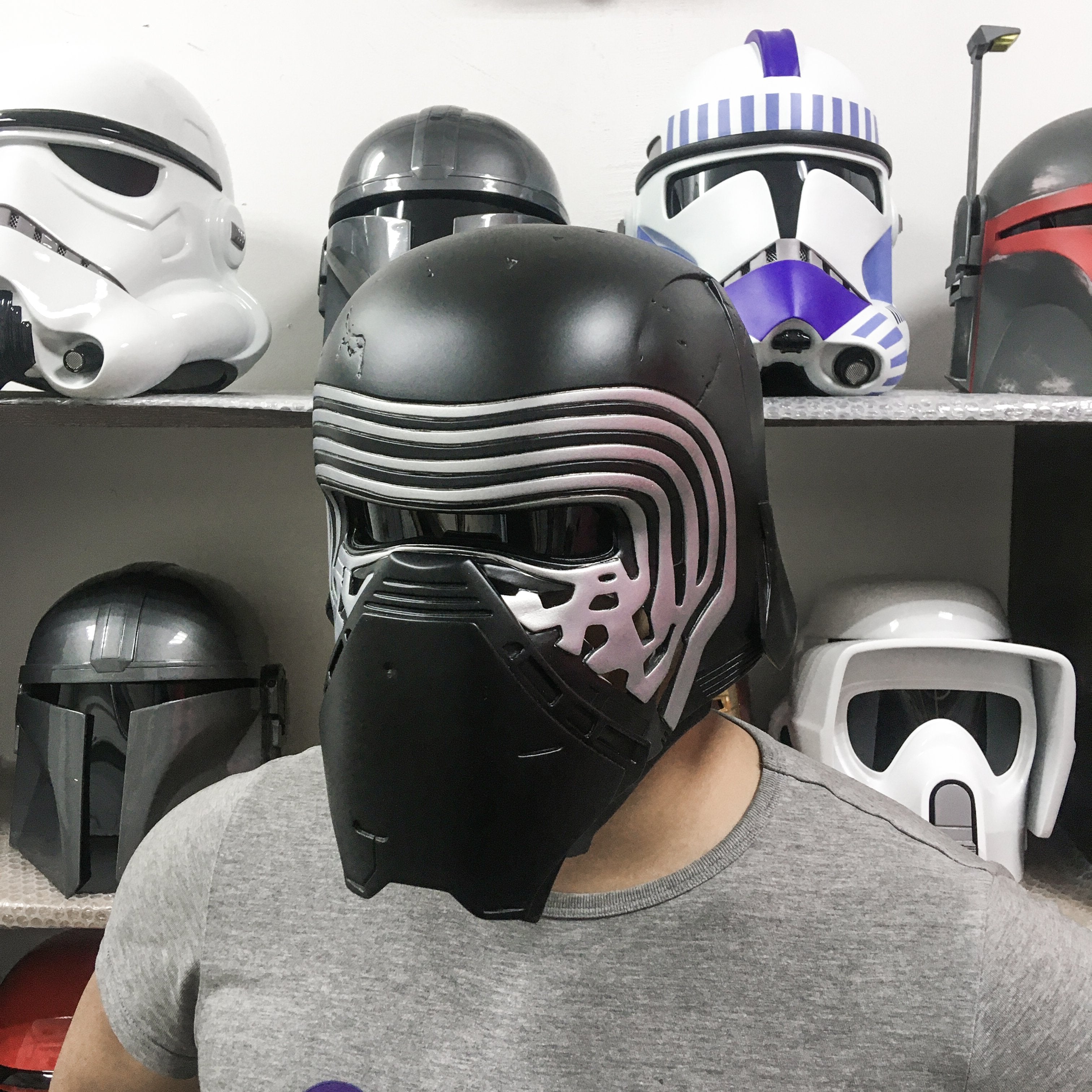 Kylo Ren Helmet Replica | Star Wars Cosplay – Cyber Craft