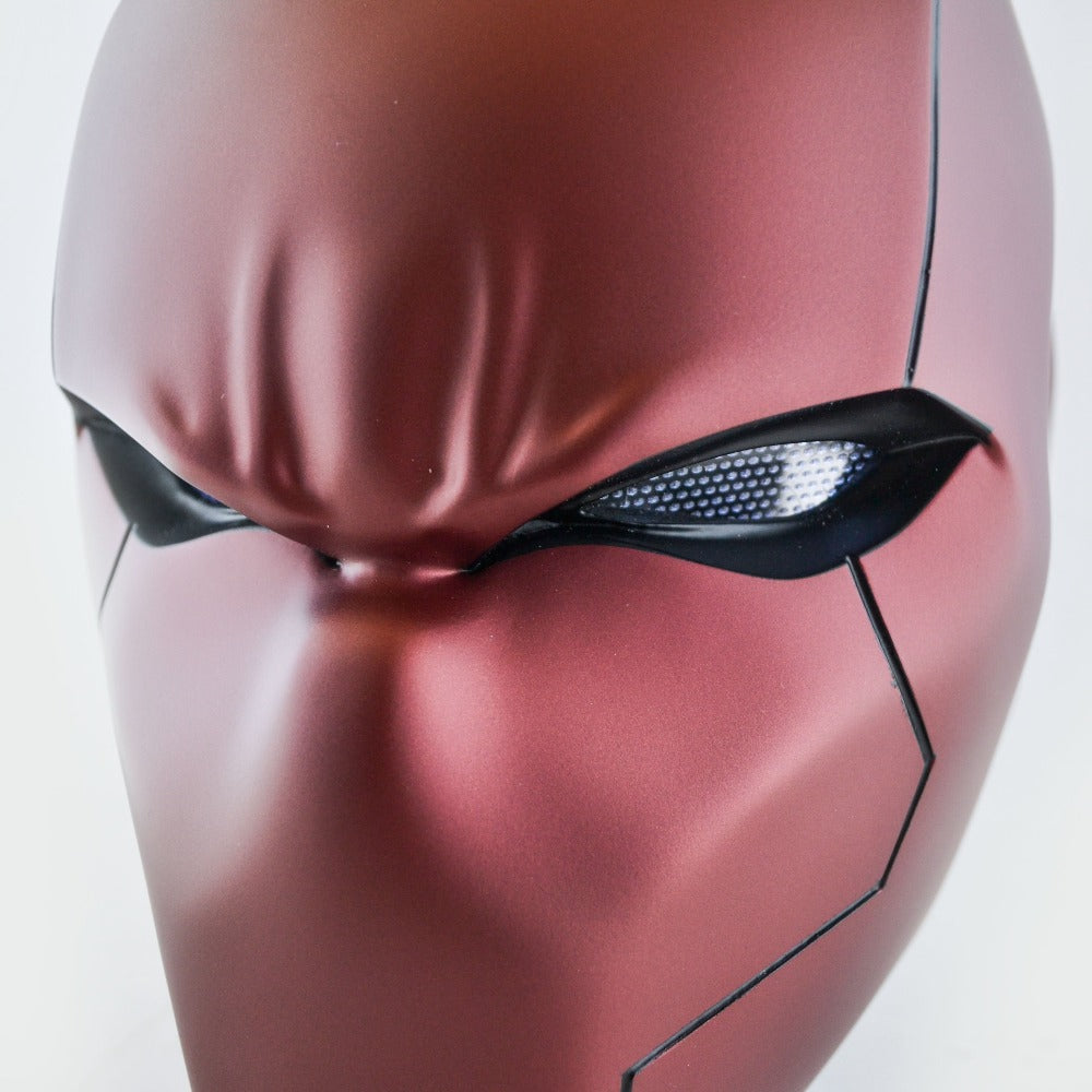 Red Hood Matt Helmet from DC Comics / DC Universe / Cosplay Helmet / Jason Todd Helmet / DC Comics Helmet Cyber Craft