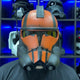 Clone Trooper Phase 2 Umbra Operative Helmet from Star Wars / Cosplay Helmet / Arc Trooper Helmet / Star Wars Helmet Cyber Craft