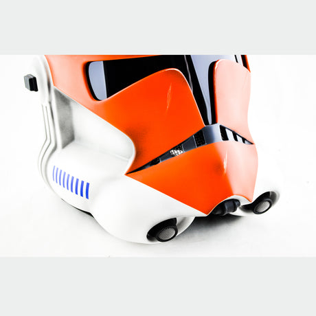Cracked Ahsoka Clone Trooper Phase 2 Helmet 332nd Company from Star Wars / Cosplay Helmet / Clone Wars / Star Wars Helmet Cyber Craft
