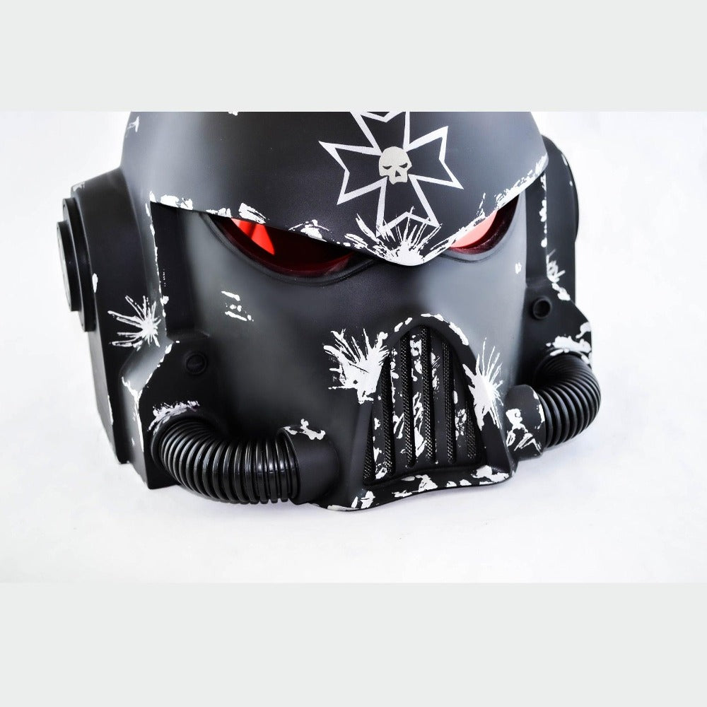 Warhammer MK VII Black Templar Helmet / Сosplay Helmet / Game Helmet / Spacemarine Helmet / Warhammer Helmet Cyber Craft