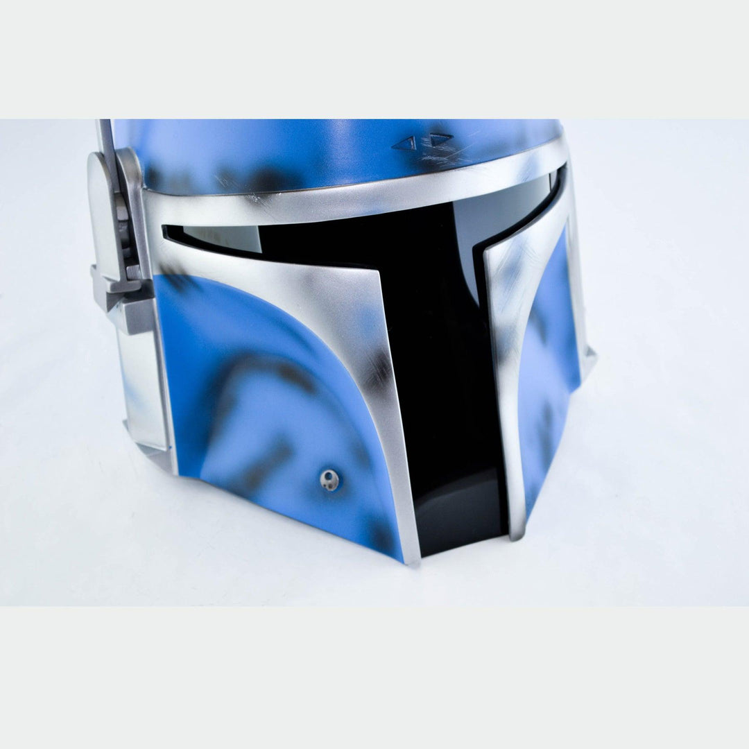 Boba Fett Blue Custom Helmet from Star Wars / Cosplay Helmet / Star Wars Helmet Cyber Craft