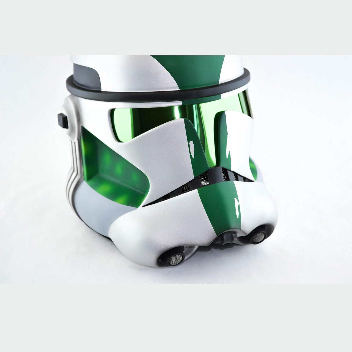 Commander Gree Silver Clone Trooper Helmet from Star Wars / Cosplay Helmet / Clone Wars Phase 2 Helmet / Star Wars Helmet Cyber Craft