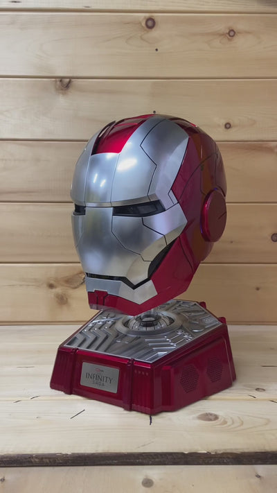 Iron Man MK 5 Helmet from The Avengers / Cosplay Helmet / Marvel Cyber Craft