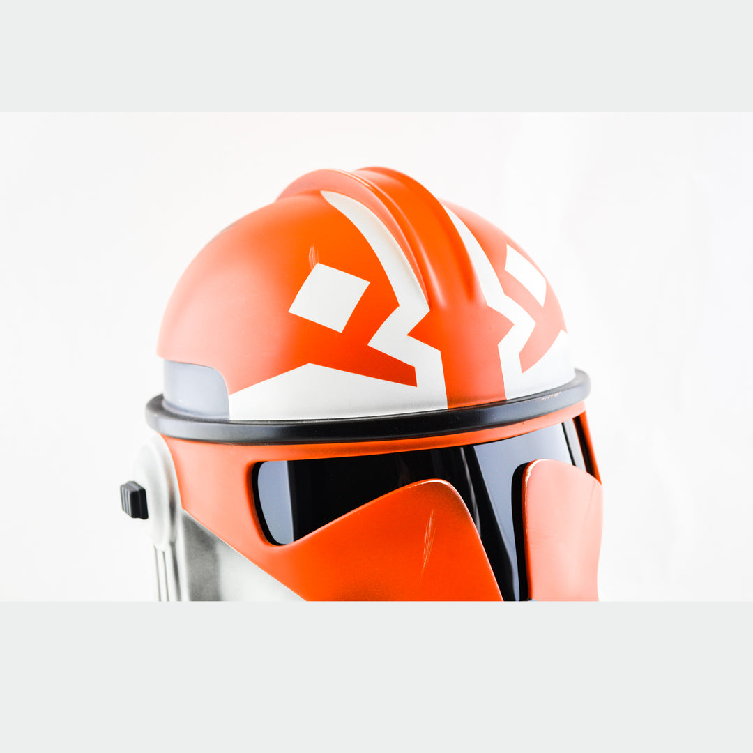 Cracked Ahsoka Clone Trooper Phase 2 Helmet 332nd Company from Star Wars / Cosplay Helmet / Clone Wars / Star Wars Helmet Cyber Craft