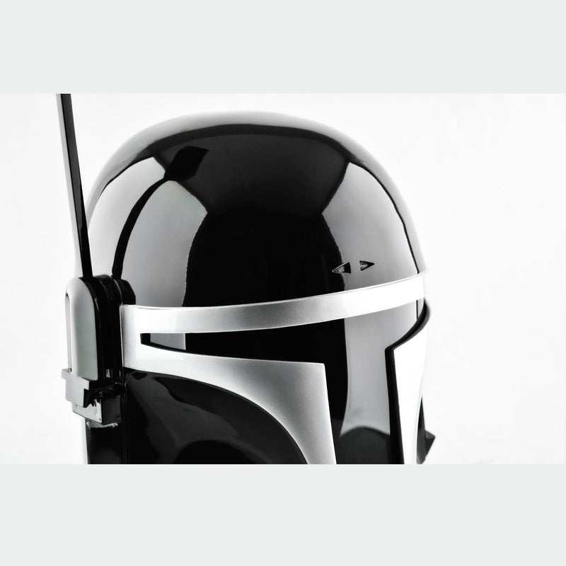 Jango Fett Silver + Black Version Helmet from Star Wars / Cosplay Helmet / Mandalorian Helmet / Star Wars Helmet Cyber Craft