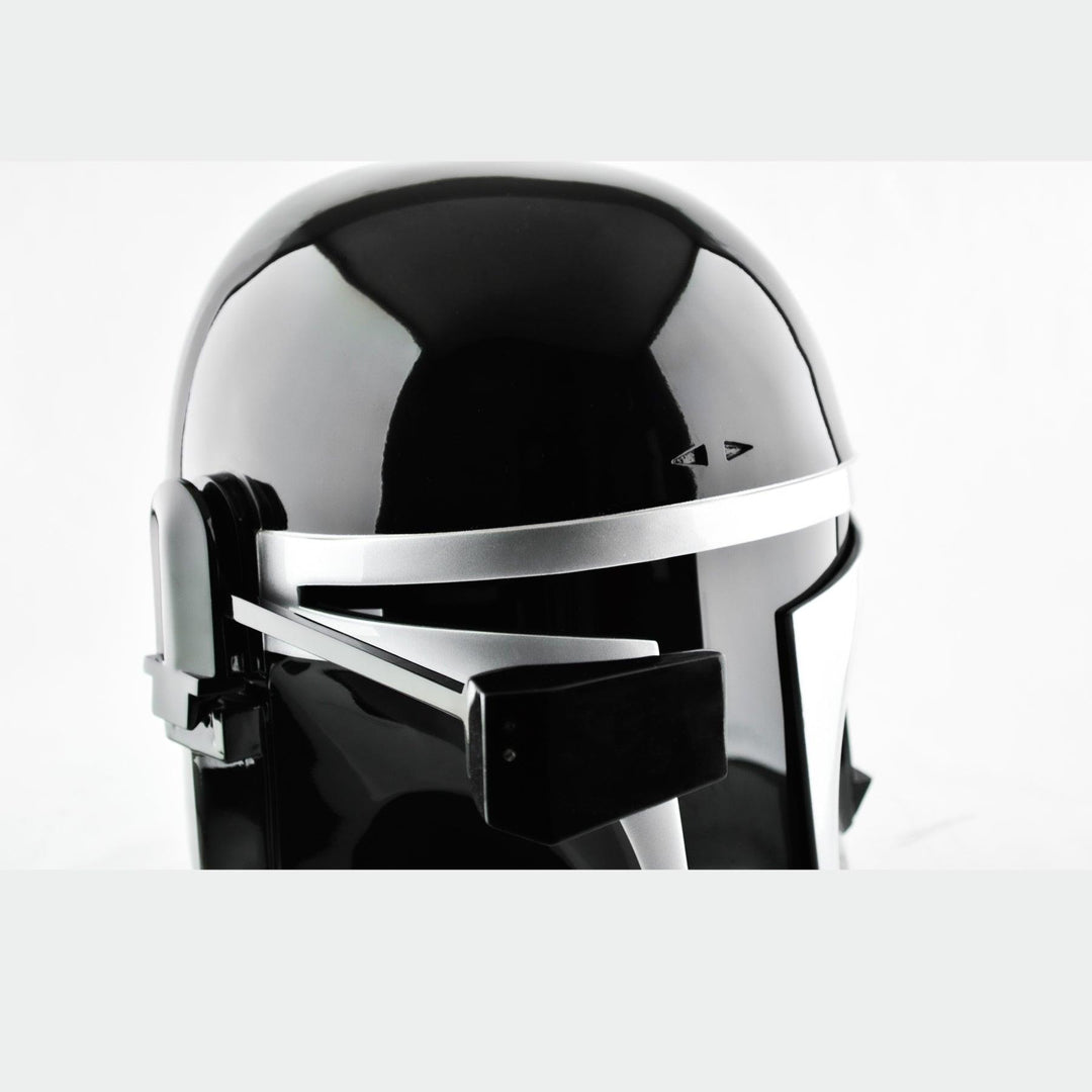 Jango Fett Silver + Black Version Helmet from Star Wars / Cosplay Helmet / Mandalorian Helmet / Star Wars Helmet Cyber Craft