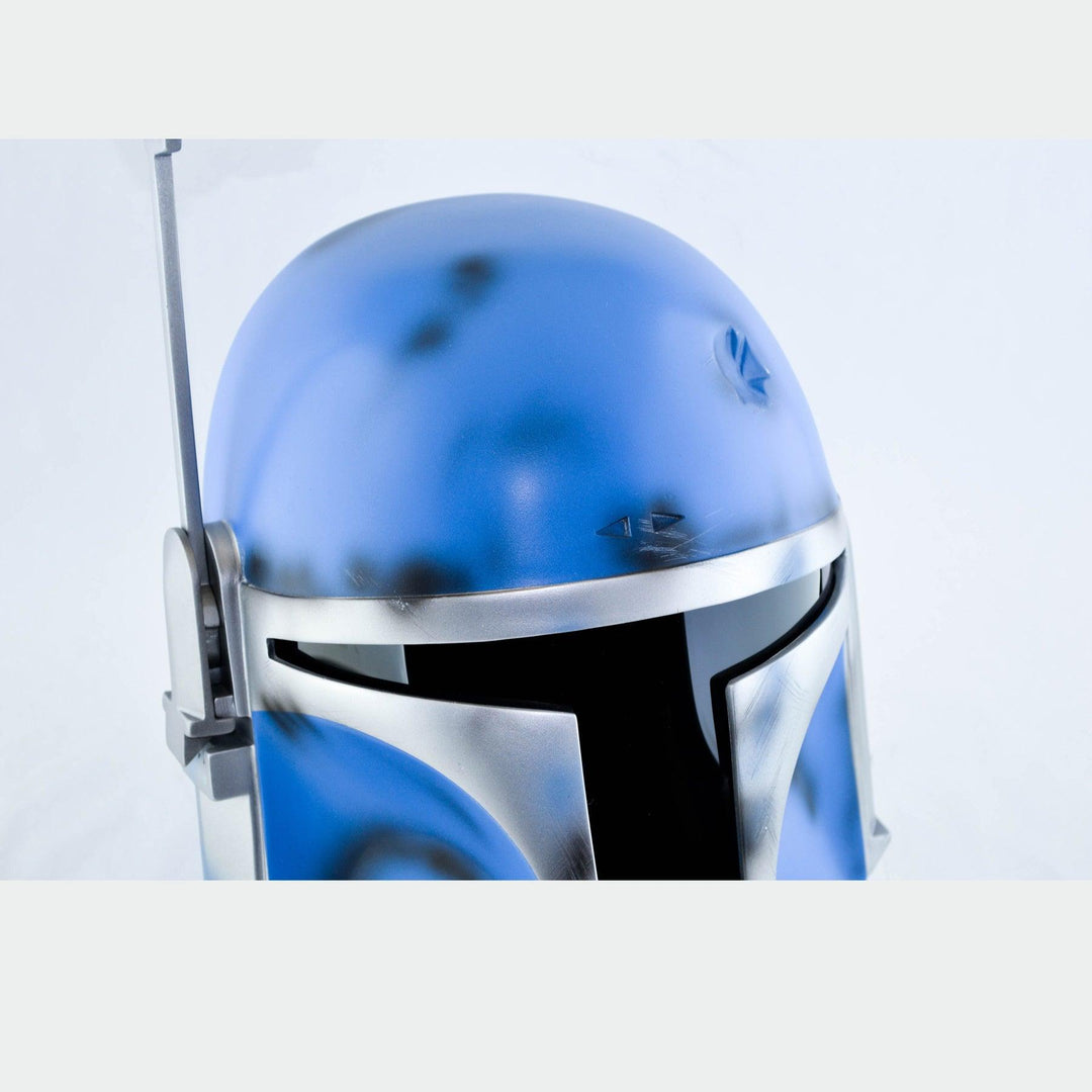 Boba Fett Blue Custom Helmet from Star Wars / Cosplay Helmet / Star Wars Helmet Cyber Craft