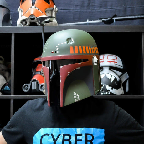 Book of Boba Fett Helmet from Star Wars / Cosplay Helmet / Mandalorian Helmet Cyber Craft