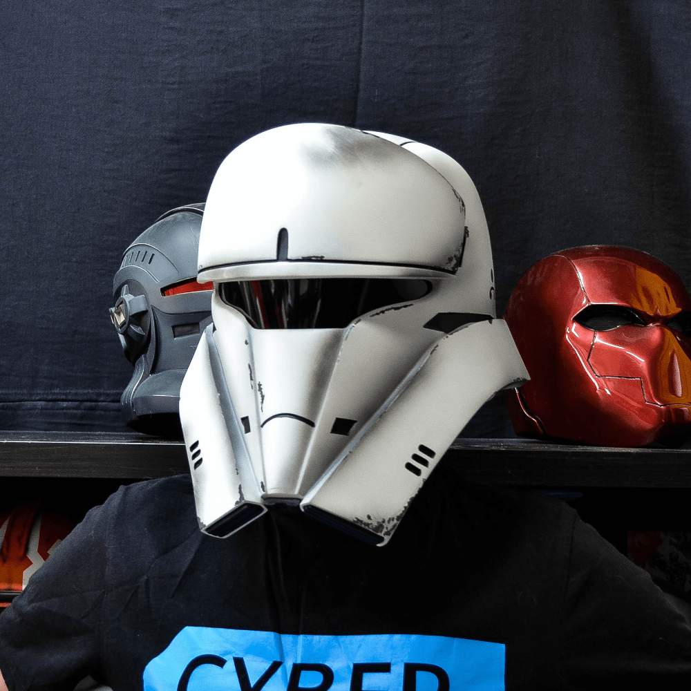 Tank Trooper Helmet from Star Wars / Cosplay Helmet / The Mandalorian / Star Wars Helmet Cyber Craft