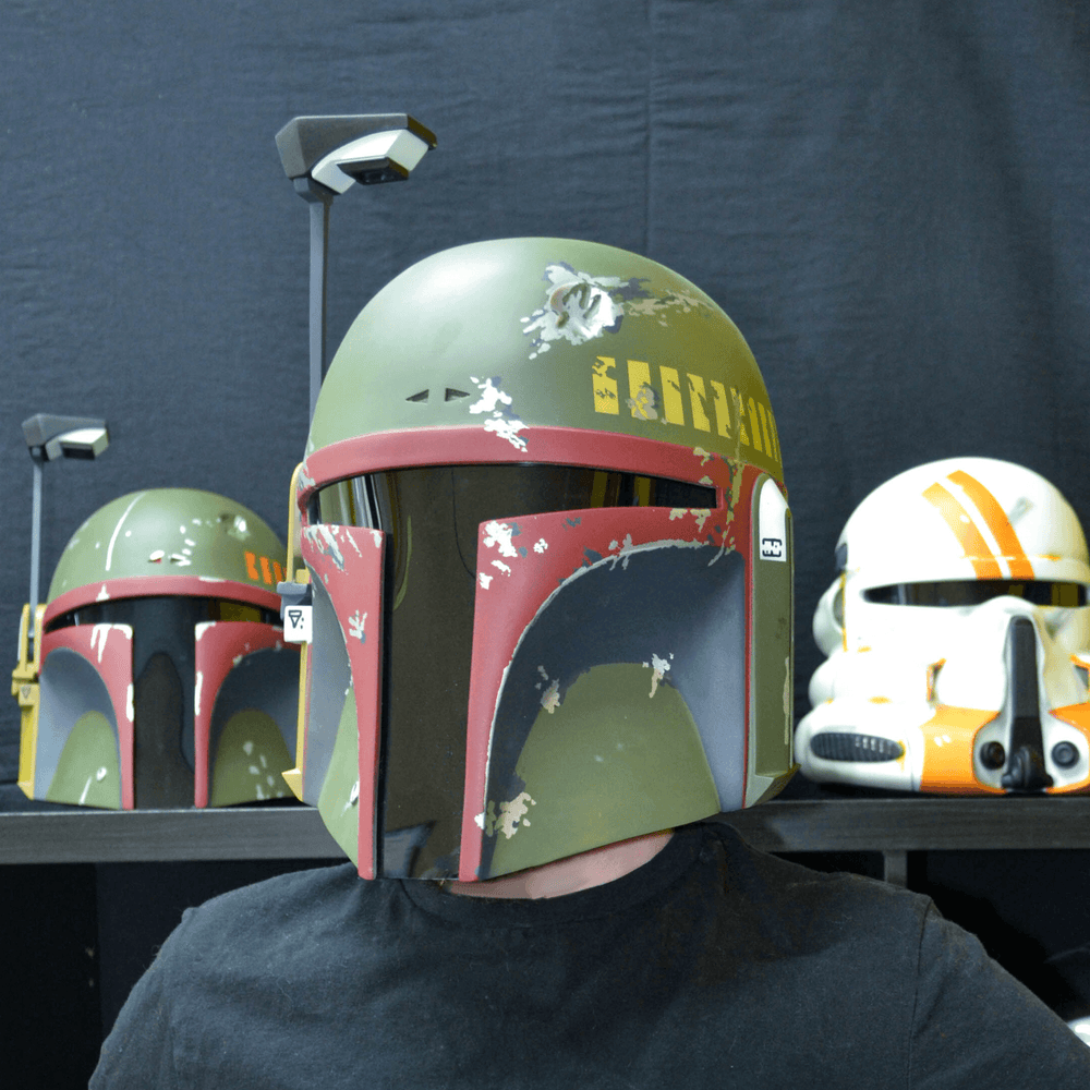 Boba Fett Helmet from Star Wars / Cosplay Helmet / The Book of Boba Fett Helmet / Star Wars Helmet Cyber Craft