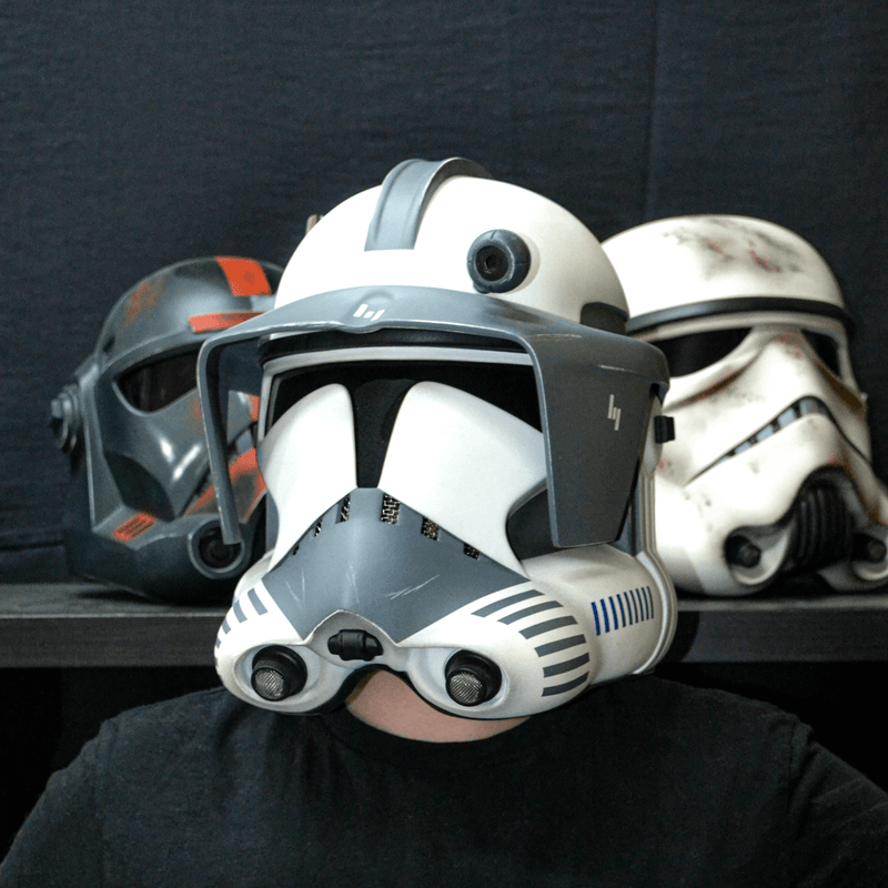 Clone 2 - Kamino Guard Helmet with Peak - Cyber Craft