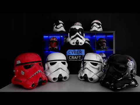 Black Metal Imperial Stormtrooper Helmet from Star Wars / Star Wars Helmet Cyber Craft