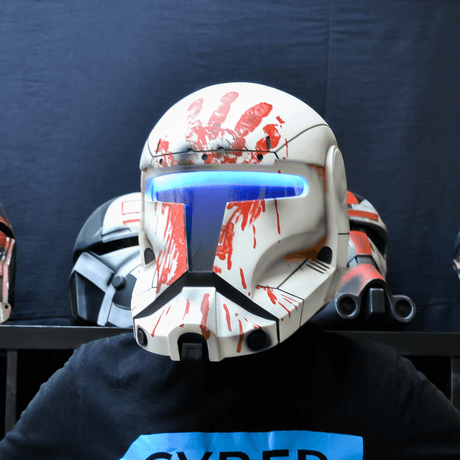 Republic Commando Sev RC-1207 Helmet with LED from Star Wars / Cosplay Helmet / Clone Commando / Delta Squad / Star Wars Helmet Cyber Craft