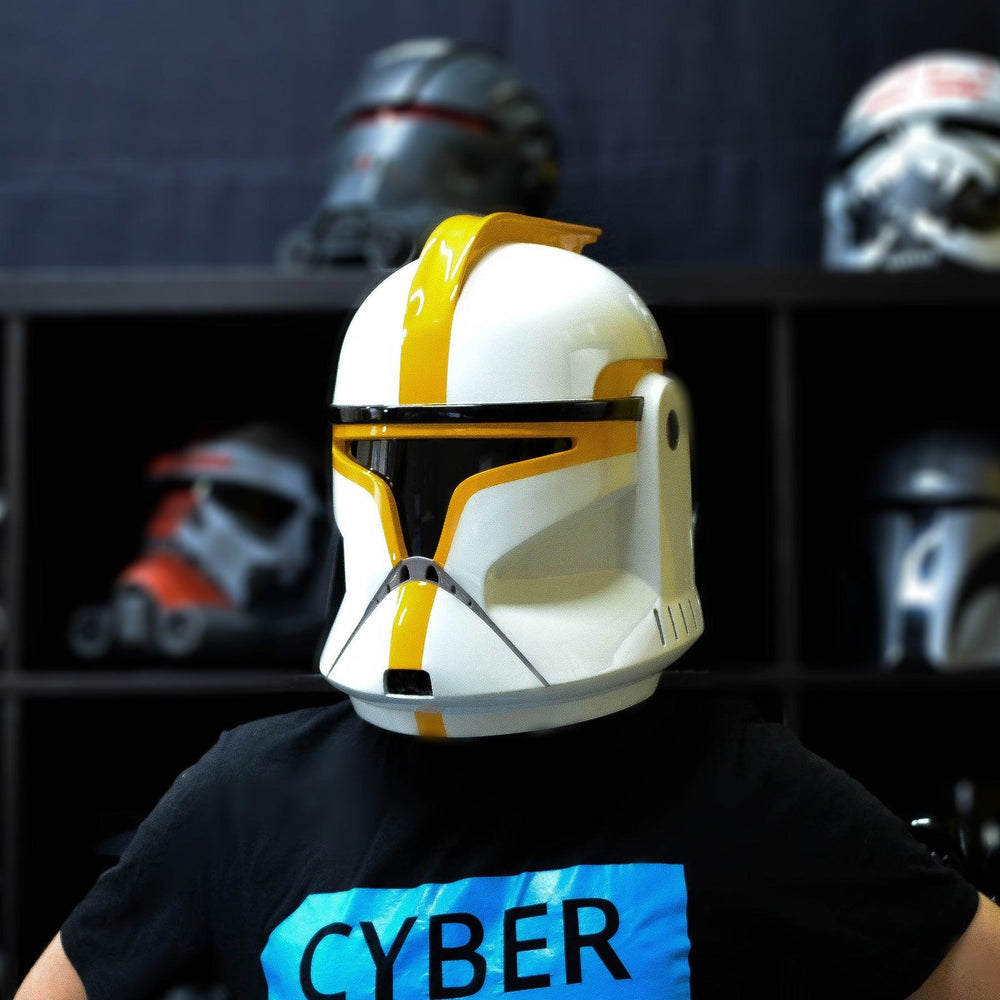 Clone Trooper Phase 1 Commander Helmet from Star Wars / Cosplay Helmet / Clone Wars Phase 1 Helmet / Star Wars Helmet Cyber Craft