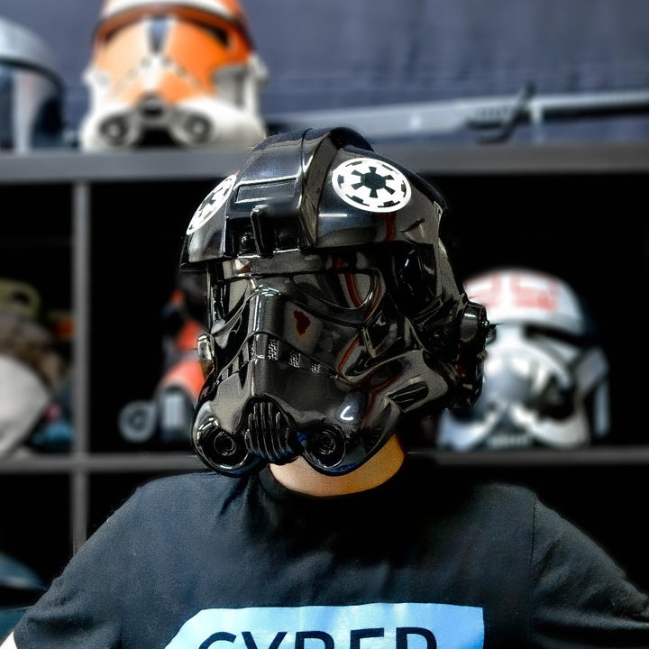 Tie Pilot Helmet from Star Wars Series / Cosplay Helmet / Star Wars: Squadrons / Star Wars Helmet Cyber Craft