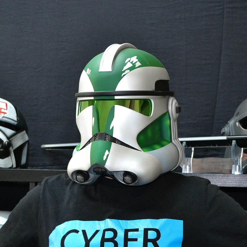 Commander Gree Silver Clone Trooper Helmet from Star Wars / Cosplay Helmet / Clone Wars Phase 2 Helmet / Star Wars Helmet Cyber Craft