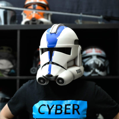 Clone 2 Animated - 501 Legion Weathered Helmet - Cyber Craft